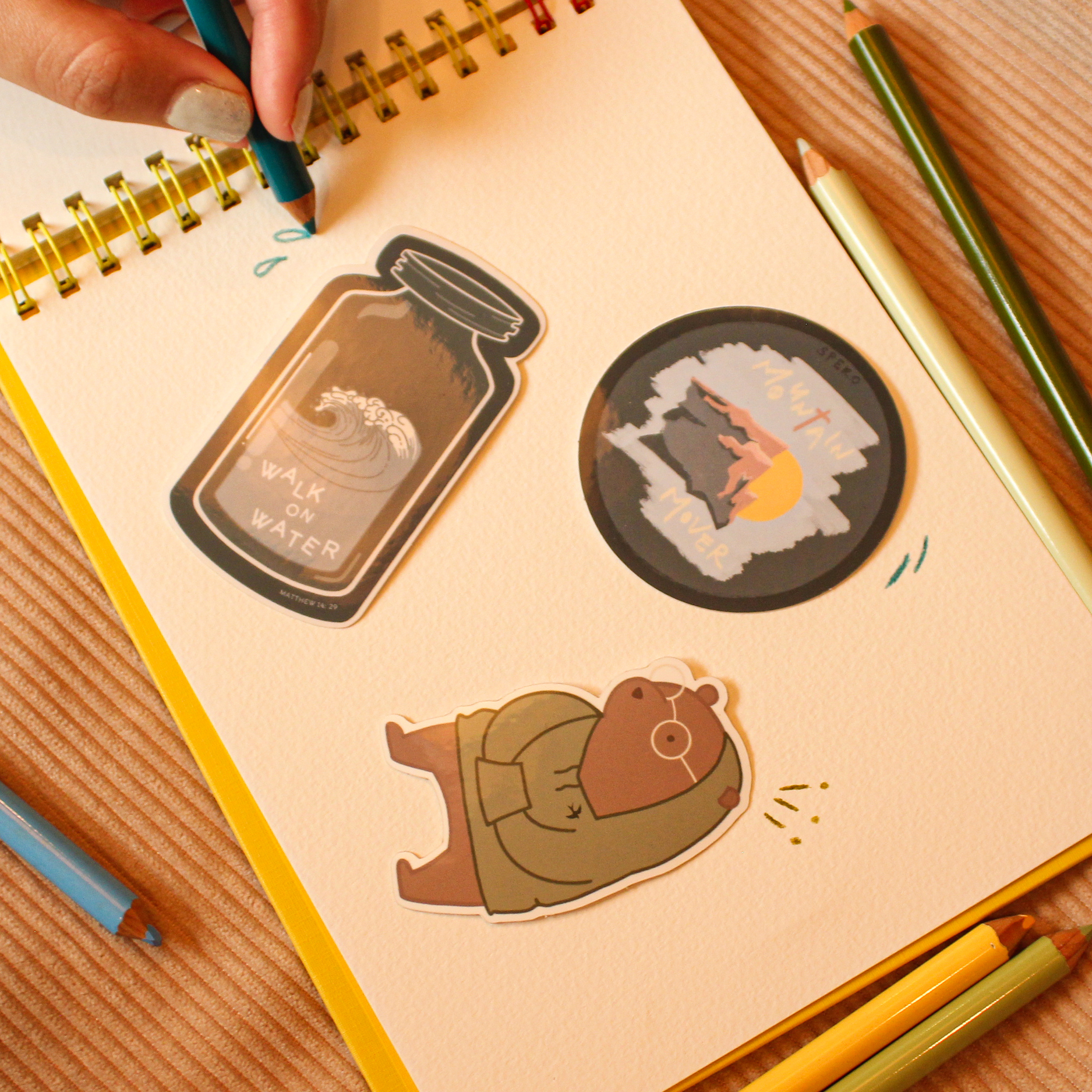 Mountain Mover Sticker — view 2