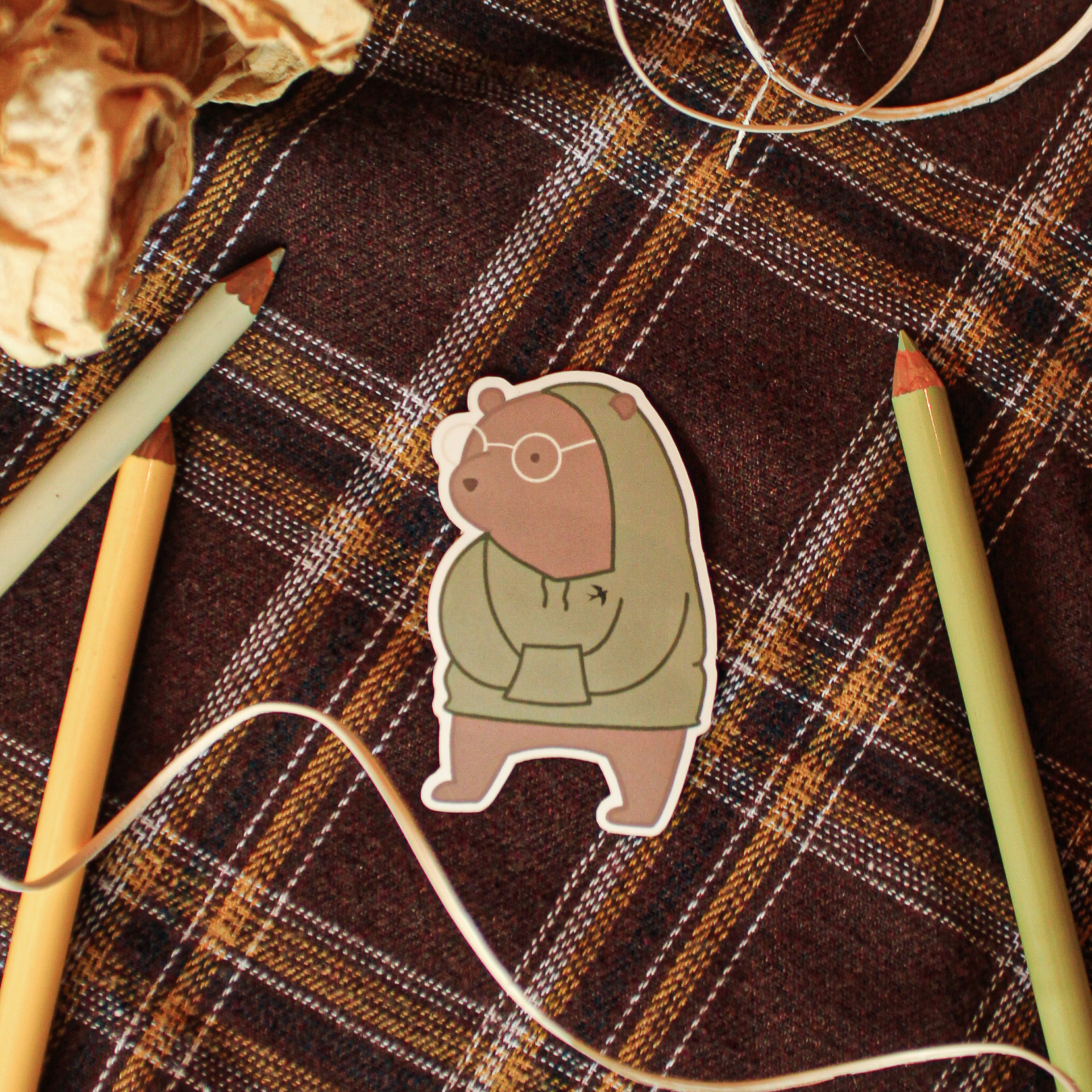 Spero Bear Sticker — view 3