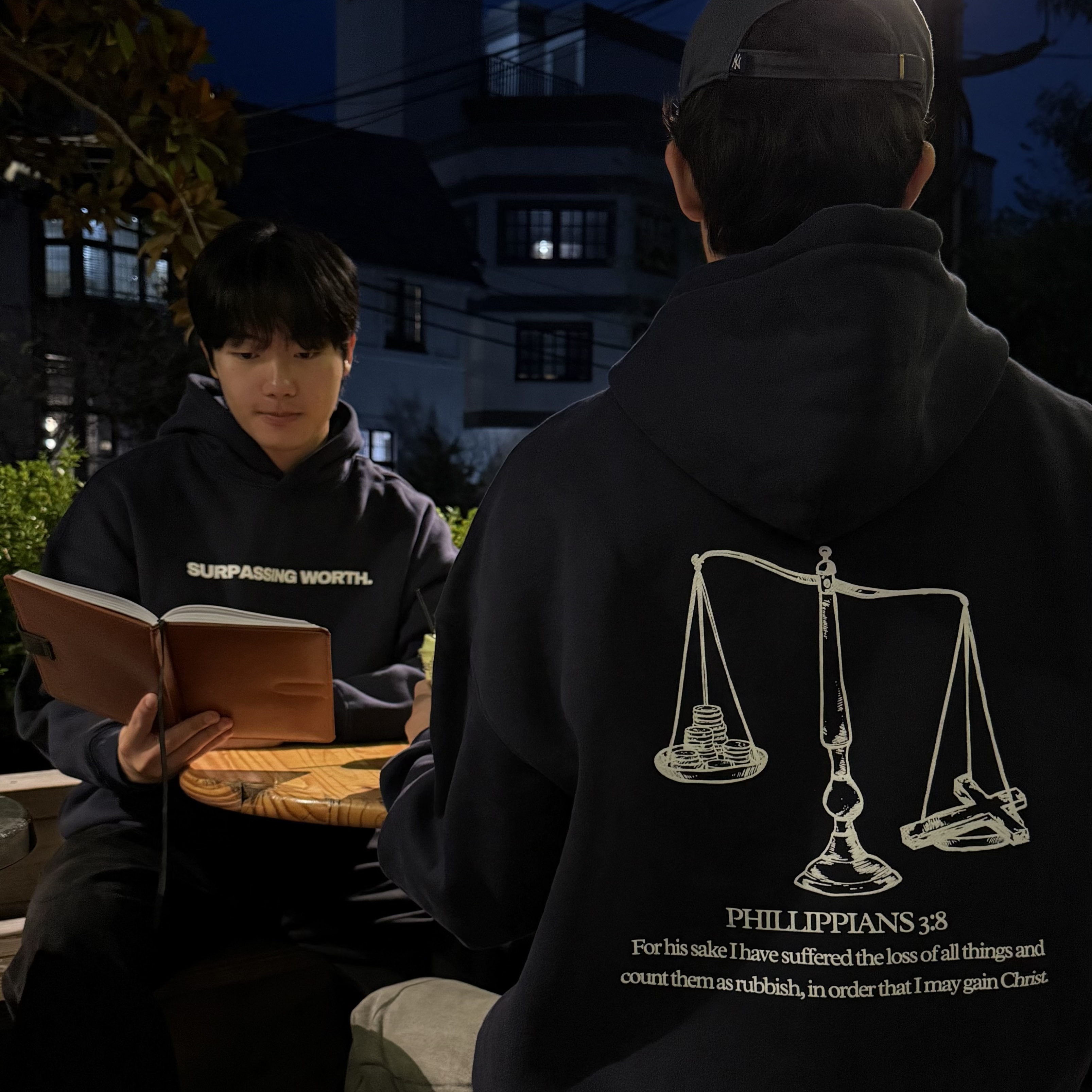 Surpassing Worth Hoodie — view 2